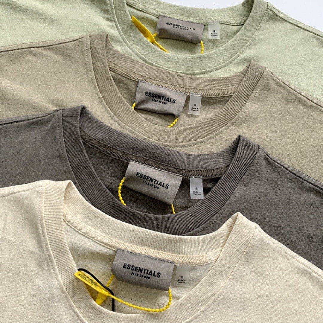 Qamis x Essentials Summer T-Shirt – 100% Cotton, Clean & Minimal