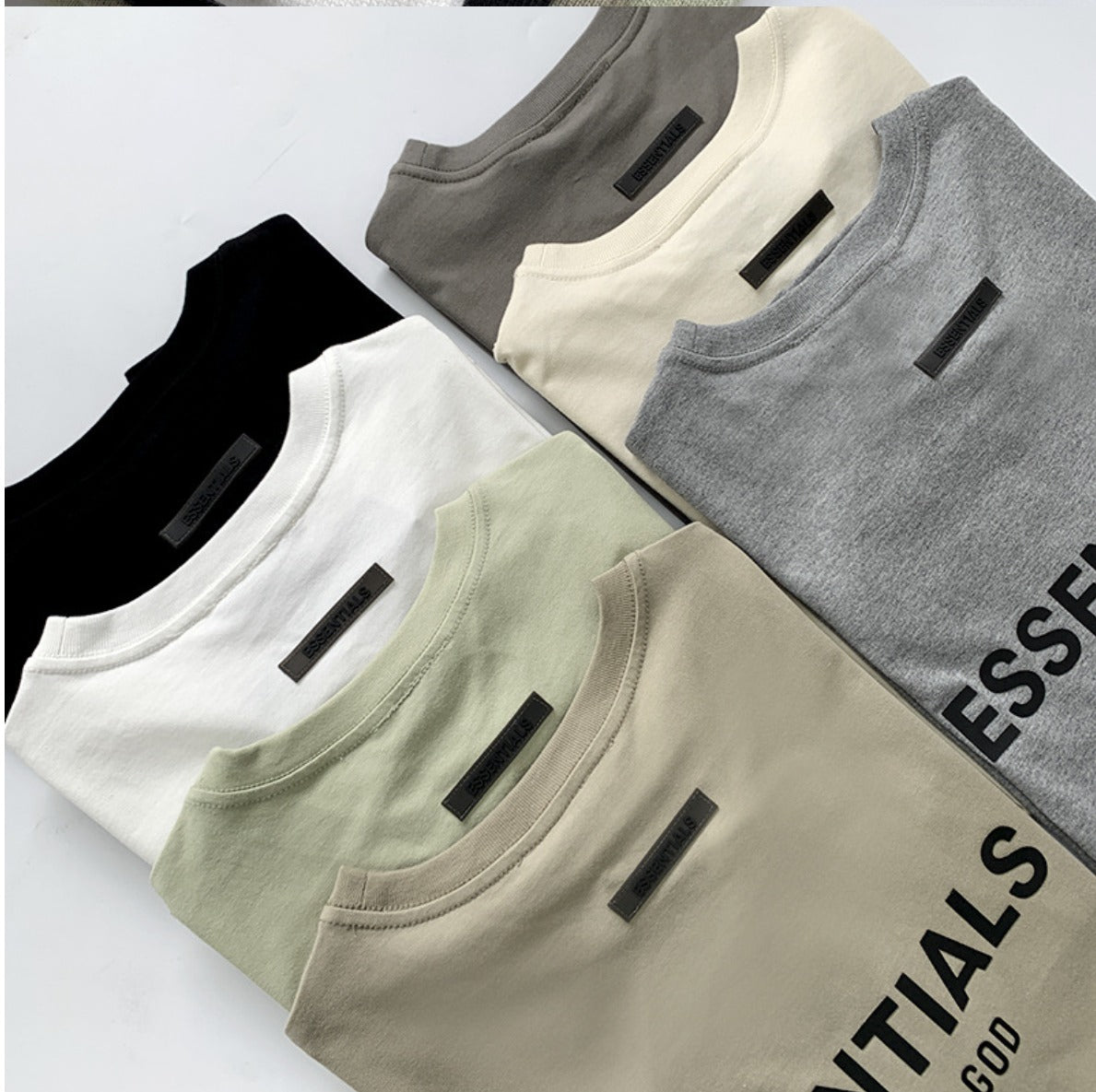 Qamis x Essentials Summer T-Shirt – 100% Cotton, Clean & Minimal